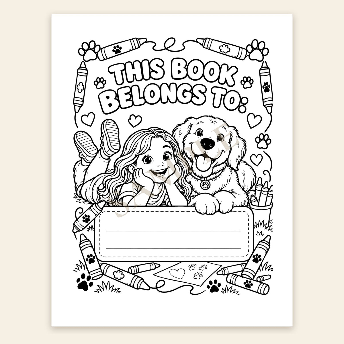 The Adventures of Tuck Coloring Book