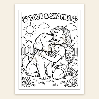 The Adventures of Tuck Coloring Book