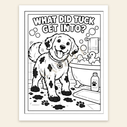 The Adventures of Tuck Coloring Book