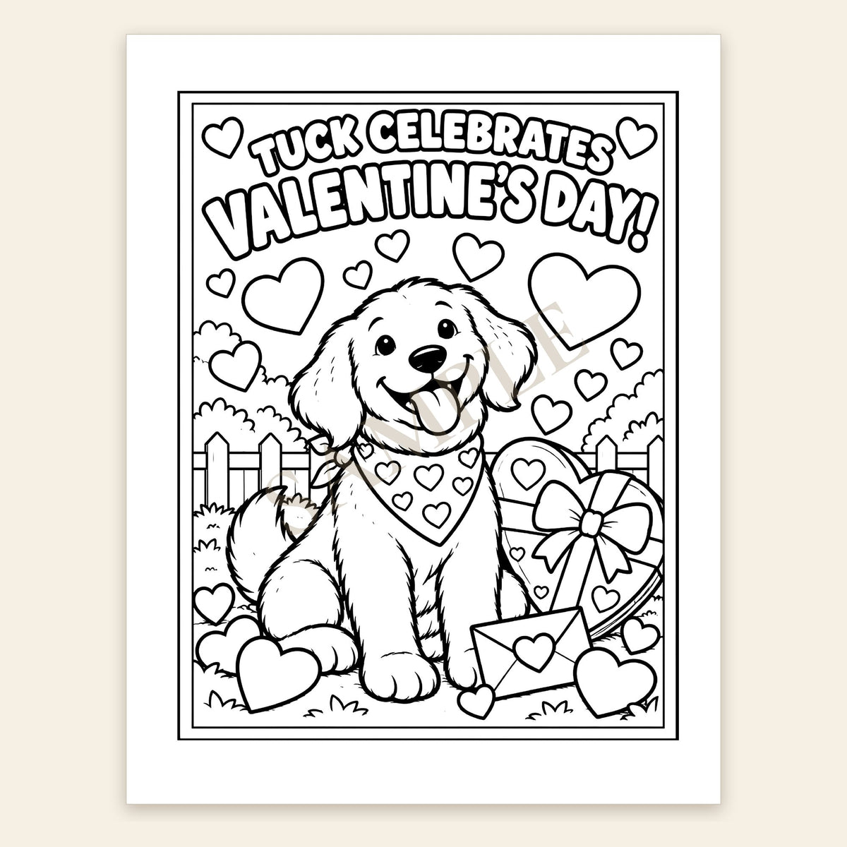 The Adventures of Tuck Coloring Book