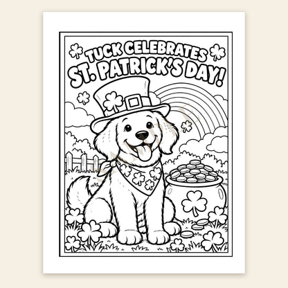 The Adventures of Tuck Coloring Book