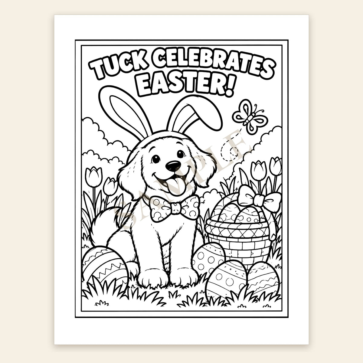 The Adventures of Tuck Coloring Book