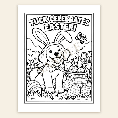 The Adventures of Tuck Coloring Book
