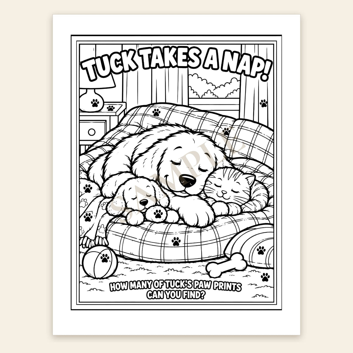 The Adventures of Tuck Coloring Book