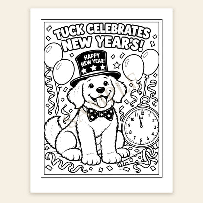 The Adventures of Tuck Coloring Book