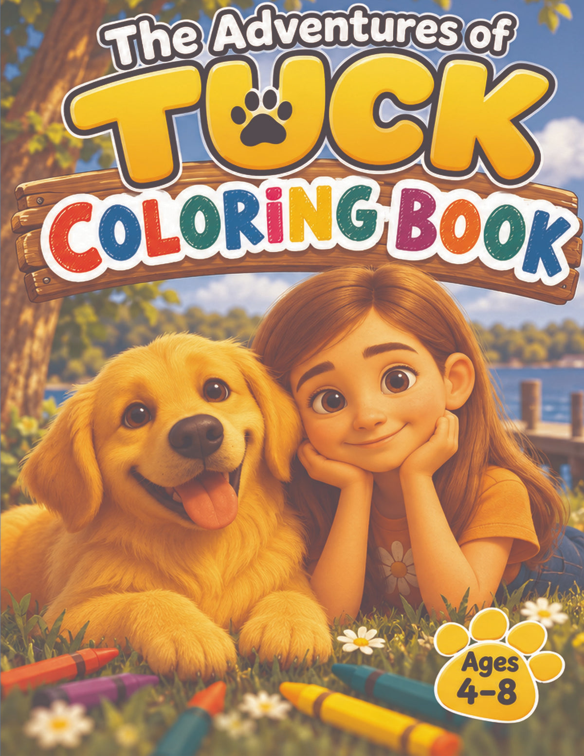 The Adventures of Tuck Coloring Book