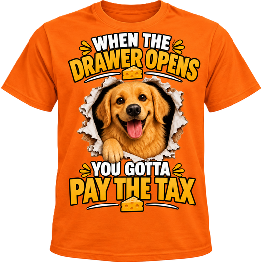 Short Sleeve T-shirt Cheese tax